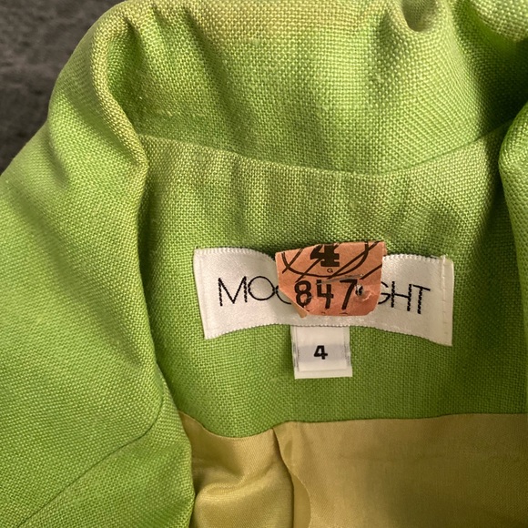 Vintage, 2-piece Linen Suit by Moon Light - Picture 9 of 11